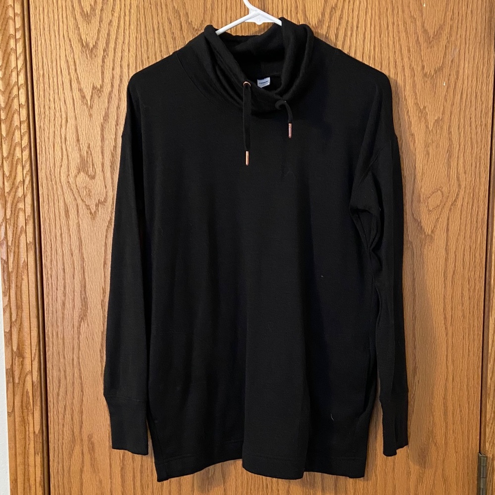 Black Cowl-neck sweater